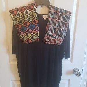 Lularoe XS Black Irma and 2 pair of OS leggings